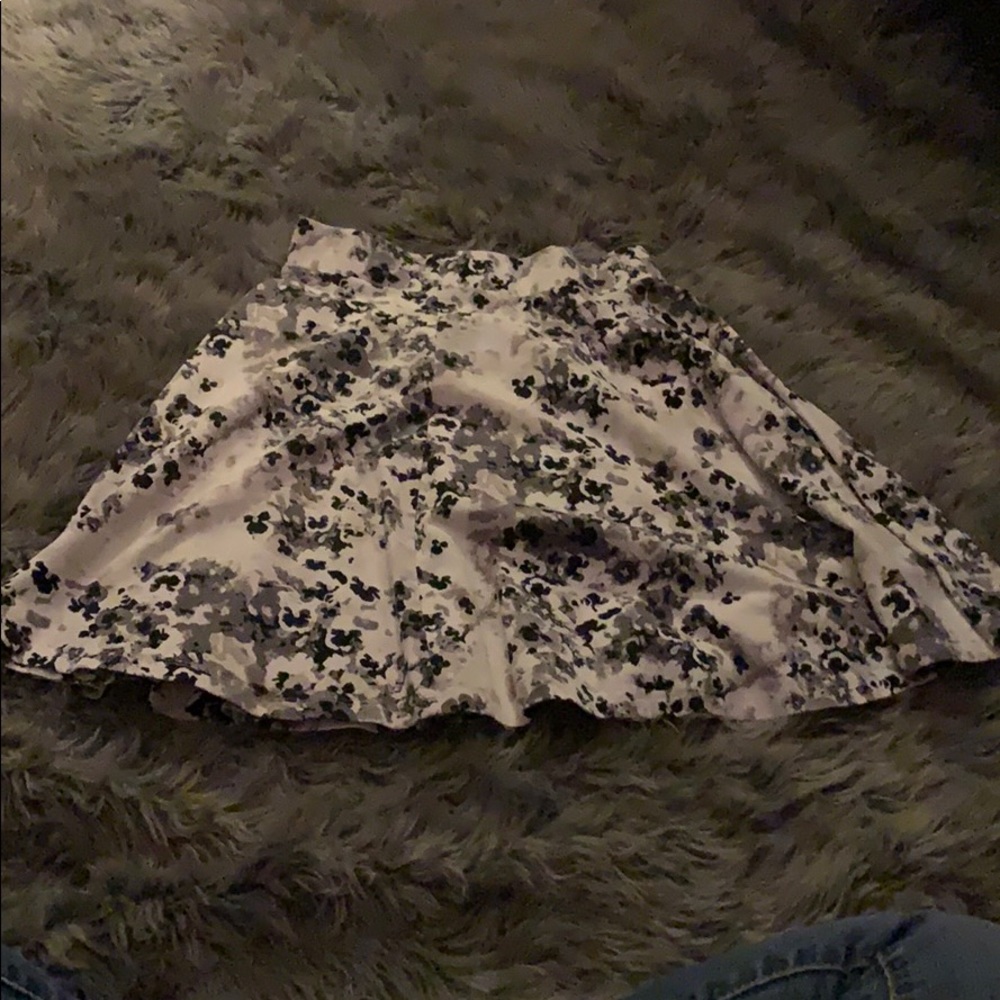Floral skater skirt